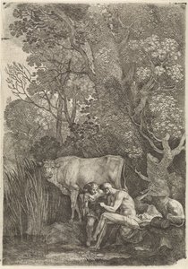 عطارد يهدأ أرجوس للنوم بواسطة Moyses van Wtenbrouck