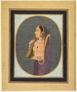 سيدة المحكمة تغني وتلعب فينا ، ج. 1760.