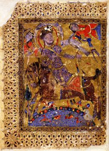 رسم إيضاحي من كتاب الأغاني في كتاب الأغني بواسطة محمد بن أبي طالب البدري