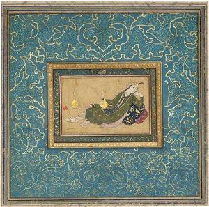 سيدة متكئة ، 1680