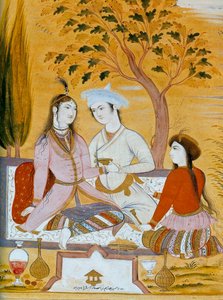 زوجان وخادم ، 1696. بواسطة معين مسافر