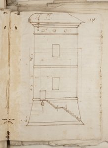 مجموعة رسومات كتبها Mutio Oddi من Urbino and others، p119، c.1635-40 (قلم وحبر على ورق في مجلد مقيد)