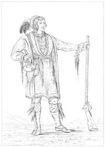 أوسيولا ، أسير حرب من حرب فلوريدا ، فورت مولتري ، ساوث كارولينا ، 1841. بواسطة مايرز وشركاه
