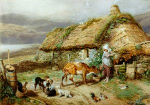 A Highland Bothy (bc und wc on paper)