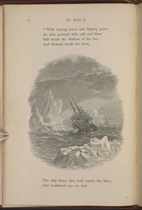 رسم توضيحي في الصفحة 10 من "The Rime of the Ancient Mariner" بقلم صمويل تايلور كوليردج بواسطة مايلز بيركت فوستر