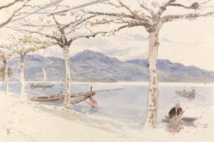 بحيرة ماجوري ، إيطاليا بواسطة Myles Birket Foster
