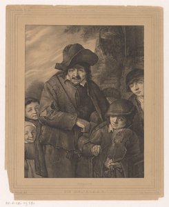 موسيقيون فقراء Les musiciens ambulans / المتسول (العنوان على الكائن) بواسطة درع NM