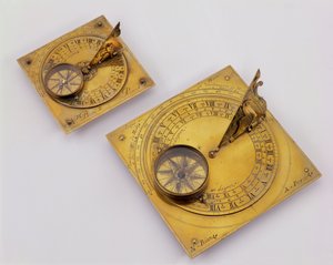 اثنان من المزالق الأفقية المنقولة ، باريس ، c.1720 (نحاس مذهب)