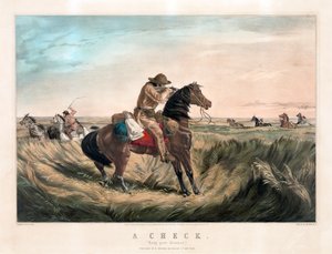 Old West Sharpshooter بواسطة Currier & Ives بواسطة كوريير وآيفز