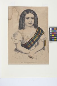 My Highland Girl (مطبوعة حجرية ملونة يدويًا)