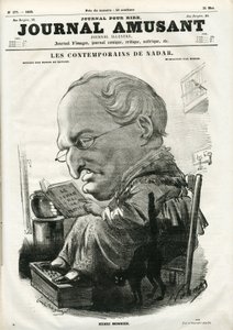 Cover of “ Le Journal Amusant", 05 may 1859 (engraving) بواسطة نادار