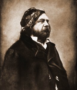 صورة للشاعر ثيوفيل غوتييه 1811-1872 (صورة) بواسطة نادار