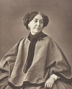ولد جورج ساند أمانتين لوسيل أورور دوبين ، الروائي الفرنسي ، 1804-1876 ، 1864. بواسطة نادار