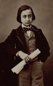 صورة عازف الكمان والملحن هنري كيتن 1848-1883. بواسطة نادار