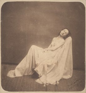 [نموذج جالس ، مكسو جزئيًا] ، 1856-59. بواسطة نادار