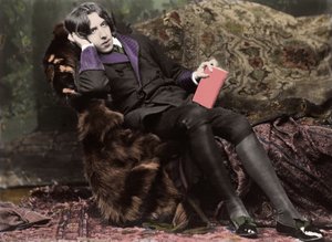 صورة لأوسكار وايلد (1854-1900) حوالي 1882 بواسطة نابليون ساروني (1821-1896) (صورة) بواسطة نابليون ساروني