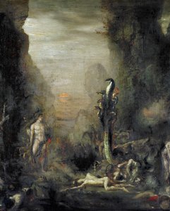 هرقل و Lernaean Hydra ، بعد Gustave Moreau ، c.1876