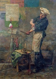بائع الفئران خلال حصار باريس ، 1870 بواسطة Narcisse Chaillou