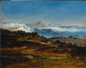 جبال البرانس ، ذروة ميدي دي بيغوري ، 1871-1872.