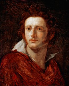 صورة للشاعر والكاتب المسرحي الإيطالي أوغو فوسكولو (1778-1827) لوحة لناتالي شيافوني (1777-1858) القرن التاسع عشر فلورنسا ، جاليريا دارت موديرنا بواسطة ناتالي شيافوني