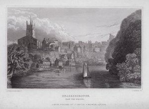 Knaresborough من الجسر (نقش) بواسطة ناثانيال (بعد) ويتوك