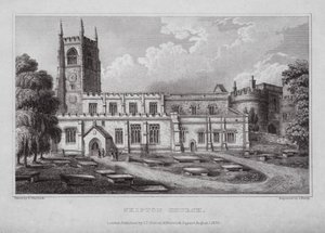Skipton Church (engraving) بواسطة ناثانيال (بعد) ويتوك