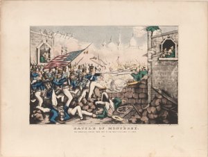 معركة مونتيري / الأمريكيون يشقون طريقهم إلى الساحة الرئيسية ، 23 سبتمبر 1846