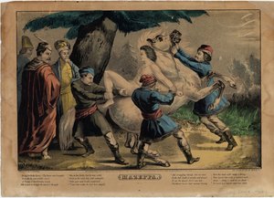 Mazeppa ، لوحة واحدة من أربعة