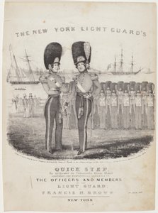 الخطوة السريعة لـ New York Light Guard: كما تؤديها فرقة Dodworth النحاسية. مؤلفة ومكرسة باحترام لضباط وأفراد الحرس الخفيف ؛ بواسطة فرانسيس هـ. براون بواسطة ناثانيل كورير