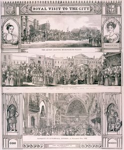 زيارة الملكة فيكتوريا لمدينة لندن عام 1837