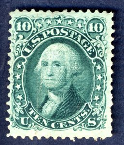10c واشنطن إي جريل مفرد ، 1867.