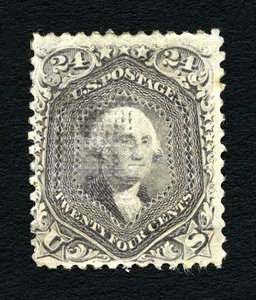 24c واشنطن إف جريل مفرد ، 1867.