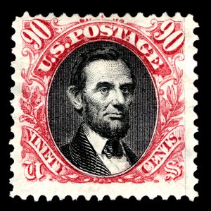 90c أبراهام لنكولن أعاد إصدار واحد ، 1875.