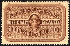 ختم مكتب البريد ، ج. 1879.