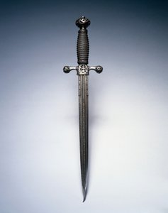 خنجر ، c.1620-50 (فولاذي بقبضة سلكية) بواسطة المدرسة الهولندية