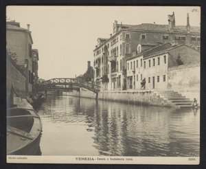 منظر لـ Fondamenta Rossa في البندقية البندقية - Canale e fondamenta rossa (العنوان على الكائن)