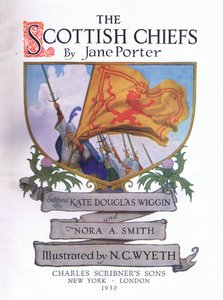 تصميم صفحة العنوان ، من The Scottish Chiefs الذي نشره Charles Schribner