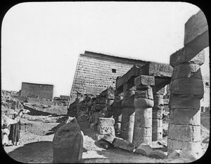 المعبد الكبير ، الأقصر ، مصر ، c1890
