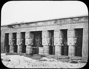 معبد حتحور ، دندرة ، مصر ، c1890.