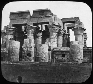 معبد كوم أمبو ، مصر ، c1890