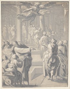 المسيح شفاء المفلوج ، 1540-1550 ، 1540-1550. بواسطة نيكولو فيسينتينو