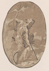 مارسياس رسم Syrinx من النهر ، كاليفورنيا. 1540-50. ، كاليفورنيا. 1540-50. بواسطة نيكولو فيسينتينو