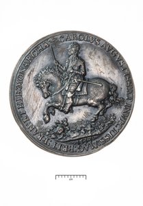تشارلز الأول ، العودة إلى لندن بعد التتويج في إدنبرة ، 1633 (فضي) بواسطة نيكولاس بريوت