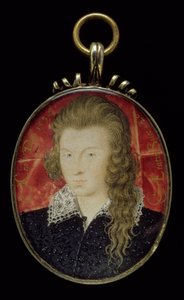 No.3856 Henry Wriothesley ، إيرل ساوثامبتون الثالث (1573-1624) ، c.1594 (الغواش على الرق) بواسطة نيكولاس هيليارد