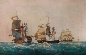 الاستيلاء على غيوم تيل ، c1805 بواسطة نيكولاس بوكوك