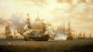 معركة خليج الفرقاطة في 26 يناير 1782