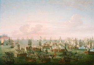 معركة ترافالغار، 21 أكتوبر 1805، نهاية المعركة، حوالي 1808 (زيت على قماش)