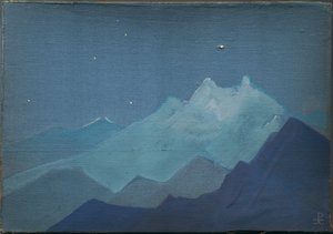 جبال الهيمالايا ، جبال مونليت ، رسم ، 1933