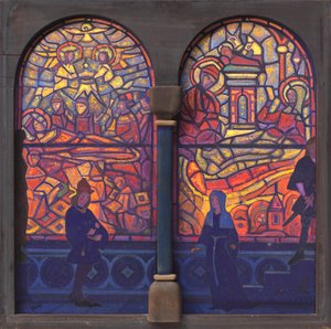 سر الوردة ، 1933. بواسطة نيكولاس رويريتش