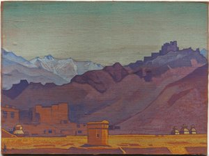 الطريق إلى التبت ، 1925 بواسطة نيكولاس رويريتش